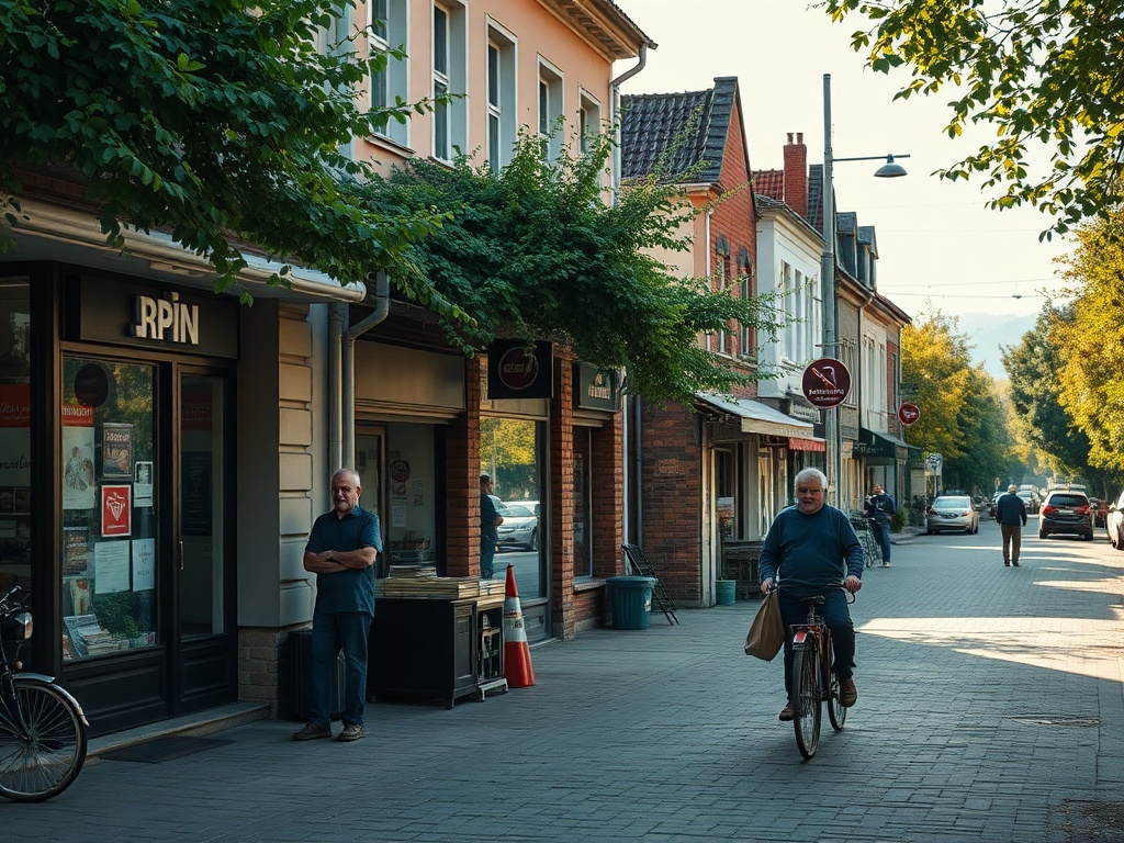 Ilustracja przedstawiająca sklepy Biedronka, Lidl i Dino w Rypinie z informacją o godzinach otwarcia w Wielkanoc 2026.