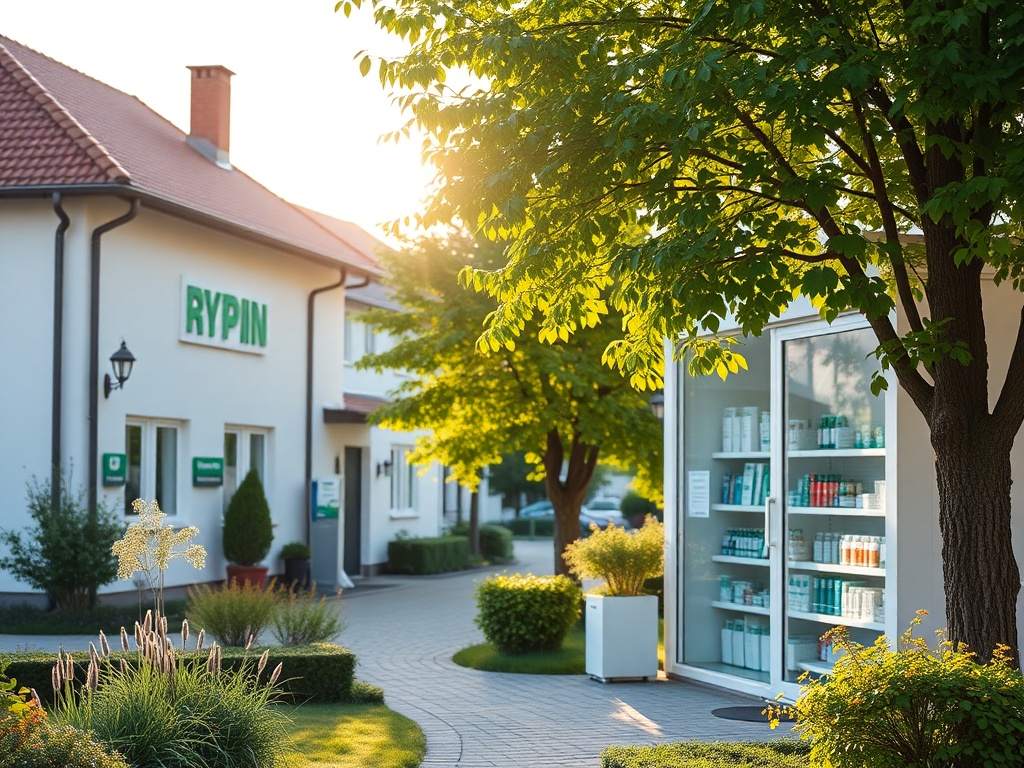 Plakat informujący o kolejkach do kardiologa w Rypinie w ramach NFZ
